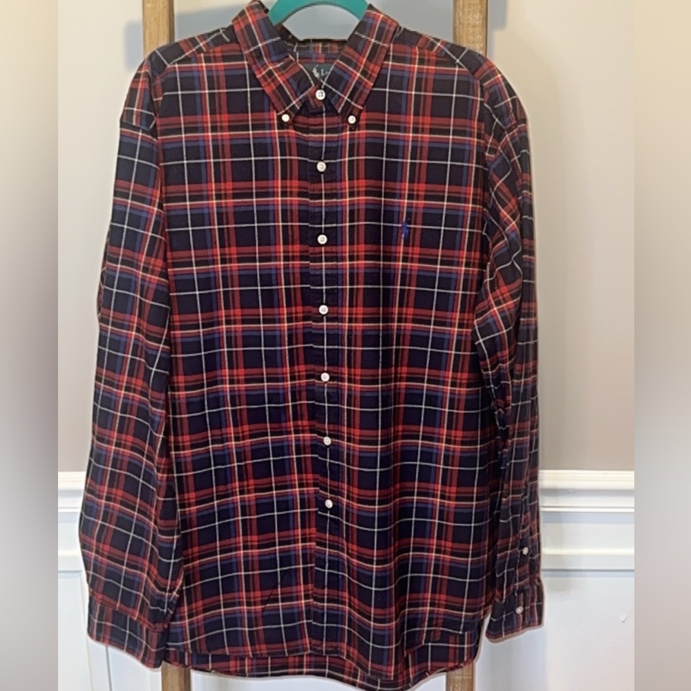 Men’s Polo Ralph Lauren Button Down Shirt Size XXL - Picture 2 of 8